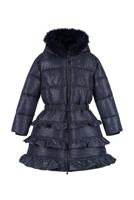 Le Chic winter winterjas meisjes - navy blauw - Blight - ruffle