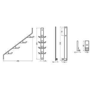 ACHTERPLAAT GARDELUX-2R WIT (2351)