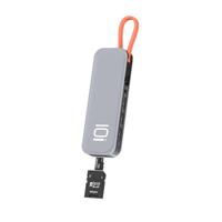 ROCK TR01 10 in 1 type-C/USB-C naar HDMI + VGA multifunctionele Verleng NAAF adapter (zilver)
