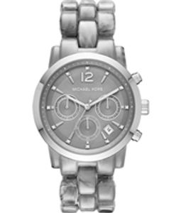 Horlogeband Michael Kors MK6310 Kunststof/Plastic Grijs 22mm