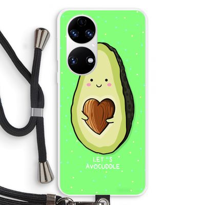 Avocuddle: Huawei P50 Transparant Hoesje met koord