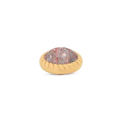 Melano Vivid Rope Steentje Red Leopard Goud