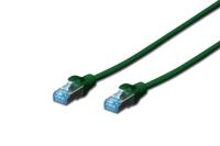 Digitus DK-1532-005/G RJ45 Netwerkkabel, patchkabel CAT 5e SF/UTP 0.50 m Groen Verdraaide paren 1 stuk(s) - thumbnail