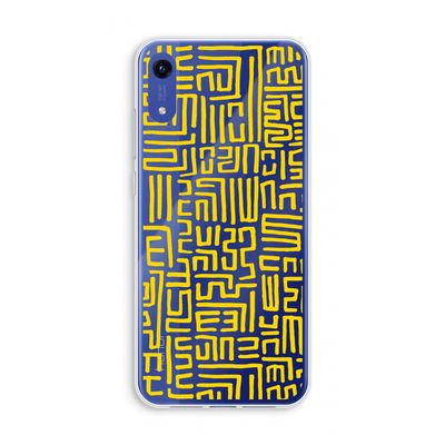 Majorelle Blue Print: Honor Play 8A Transparant Hoesje