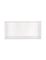 Hotbath &MORE Inbouwnis 30x60x10cm met LED IP44 Mat Wit