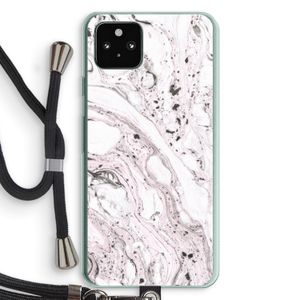 Mengelmoes: Pixel 5a 5G Transparant Hoesje met koord