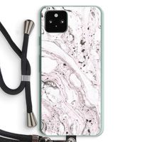 Mengelmoes: Pixel 5a 5G Transparant Hoesje met koord