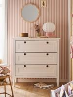 Commode 3 lades hout ecru