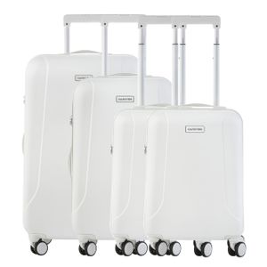 CarryOn Skyhopper 4-Delige Kofferset S/S/M/L white Harde Koffer