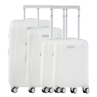 CarryOn Skyhopper 4-Delige Kofferset S/S/M/L white Harde Koffer - thumbnail