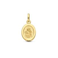 14K Geelgouden Hanger - Verfijnde Poli/Mat Afwerking voor een Stijlvol Accent