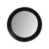 Ronde Spiegel-20x7x20-Zwart-Metaal
