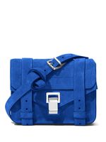 Proenza Schouler mini sac à bandoulière PS1 en daim - Bleu - thumbnail