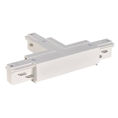 SLV 3-faseT-Connector 2 aarde links wit - 1001518