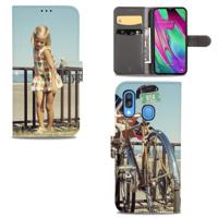Samsung Galaxy A40 Telefoon| Hoesje maken | met Foto | Eigen telefoonhoesje ontwerpen | Op maat gemaakt