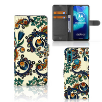 Wallet Case Motorola G8 Power Lite Barok Flower - thumbnail