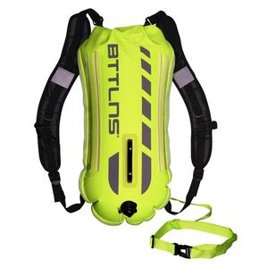 BTTLNS Saferswimmer veiligheid verlichte zwemboei Scamander 2.0 neon groen