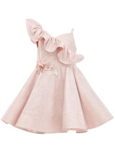 Tulleen robe Riviera à ornements pailletés - Rose