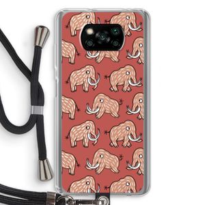 Mammoet: Xiaomi Poco X3 NFC Transparant Hoesje met koord