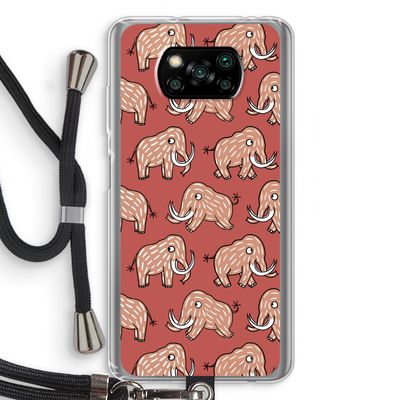 Mammoet: Xiaomi Poco X3 NFC Transparant Hoesje met koord