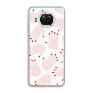 Hands pink: Xiaomi Mi 10T Lite 5G Transparant Hoesje