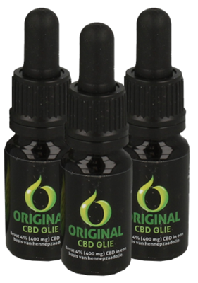 Original CBD CBD-Olie 400mg 4% 10ml 3st