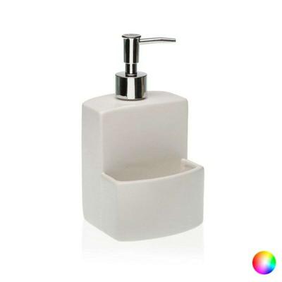 Zeepdispenser Keramisch (10 x 19 x 10 cm) Kleur Wit