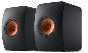 KEF LS50 Wireless 2 Boekenplank speaker - Carbon Black (per paar)