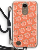 Just peachy: LG K10 (2017) Transparant Hoesje met koord