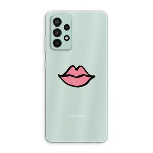 Kusje: Samsung Galaxy A52s 5G Transparant Hoesje