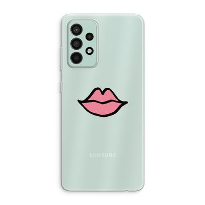 Kusje: Samsung Galaxy A52s 5G Transparant Hoesje