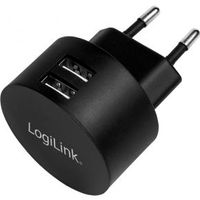 LogiLink PA0218 USB wall charger 2 aansluitingen