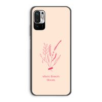 Where flowers bloom: Xiaomi Redmi Note 10 5G Transparant Hoesje