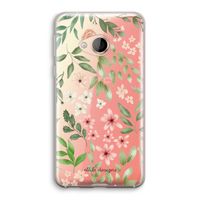 Botanical sweet flower heaven: HTC U Play Transparant Hoesje