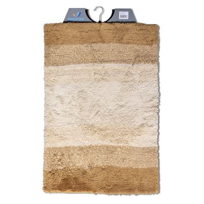 Badmat 60x90 regenboog beige wit Badmat 60x90 regenboog beige wit