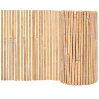The Living Store Bamboe Tuinhek - 1.000 x 50 cm - Naturel - thumbnail