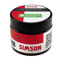 Lagervet Simson plantaardig - zwart/rood