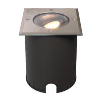 Cody LED Grondspot RVS - GU10 4,4 Watt 345 lumen dimbaar - 2700K warm wit - Kantelbaar - Overrijdbaar - Vierkant - IP67 waterdicht