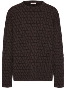 Valentino Garavani pull Toile Iconographe en laine - Noir