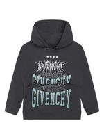 Givenchy Kids hoodie à logo brodé - Gris - thumbnail