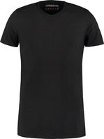 ShirtsofCotton Heren T-shirt Zwart Basic V-hals 2-Pack - thumbnail