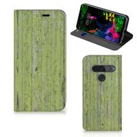 LG G8s Thinq Book | Wallet Case | Green Wood