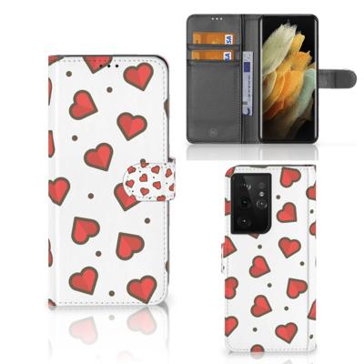 Samsung Galaxy S21 Ultra | Telefoon Hoesje | Hearts