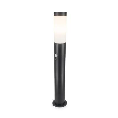 Dally LED Sokkellamp Zwart M - Bewegingssensor -Schemerschakelaar - E27 fitting - IP44 Waterdicht - 80 cm - tuinverlichting - padverlichting