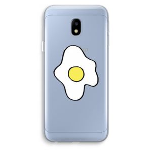 Spiegelei: Samsung Galaxy J3 (2017) Transparant Hoesje