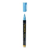 Blauwe krijtstift ronde punt 1-2 mm   -