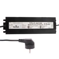 150 watt - 24v / 6.25a waterdichte adapter voor led strips