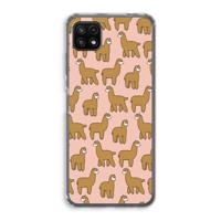 Alpacas: Samsung Galaxy A22 5G Transparant Hoesje