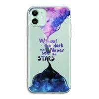 Stars quote: iPhone 11 Transparant Hoesje
