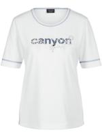 Shirt ronde hals en korte mouwen Van Canyon wit - thumbnail